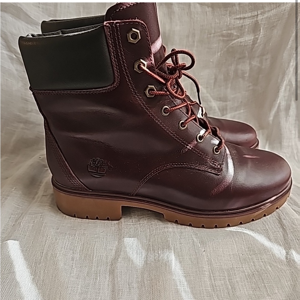 Timberland Jayne 6” Leather Boot Size 9